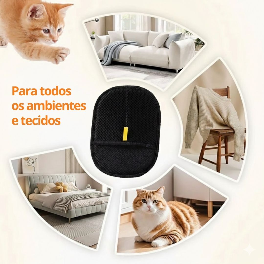 Luva Mágica™ – Acabe com os pelos sem refil, sem pilha, sem gasto extra