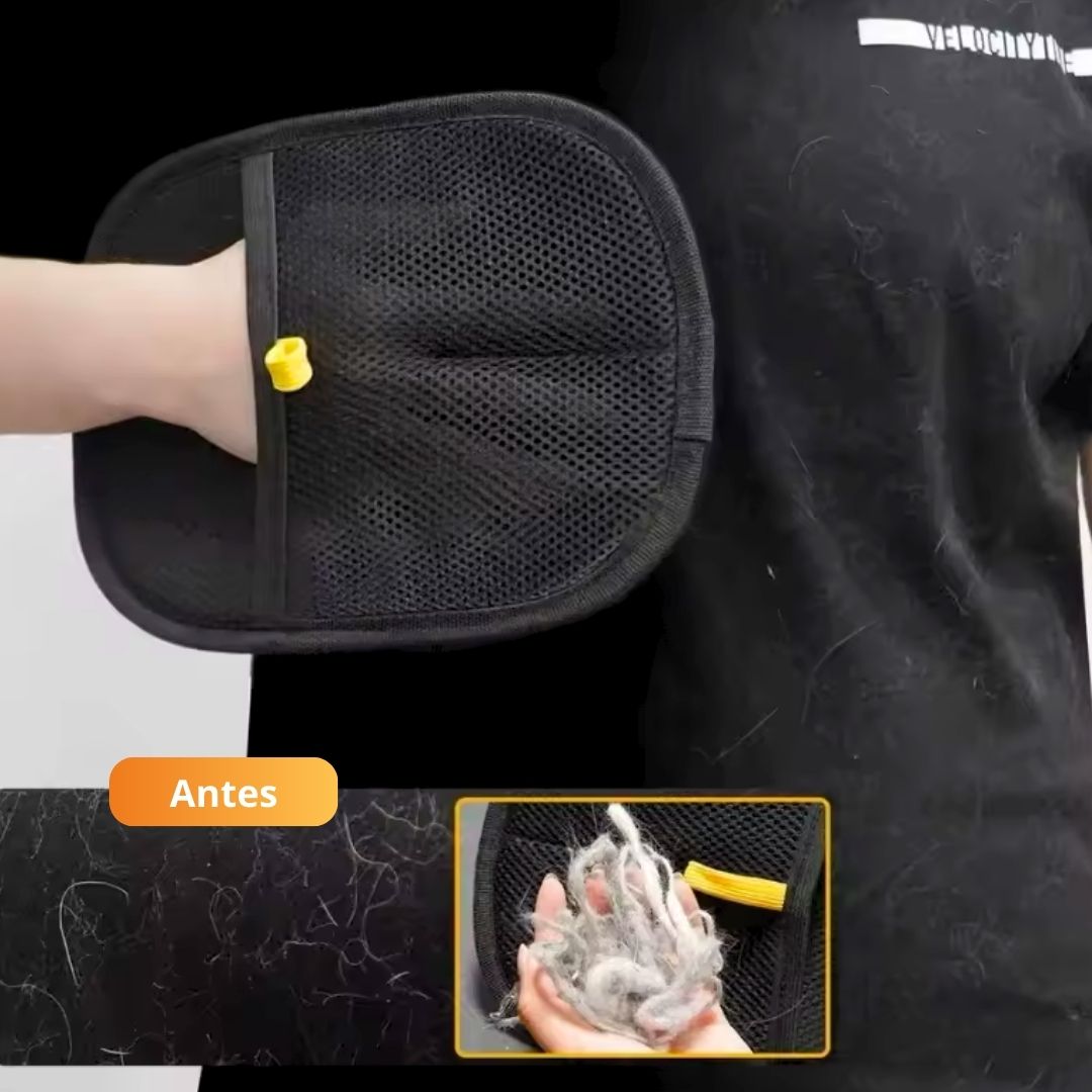 Luva Mágica™ – Acabe com os pelos sem refil, sem pilha, sem gasto extra